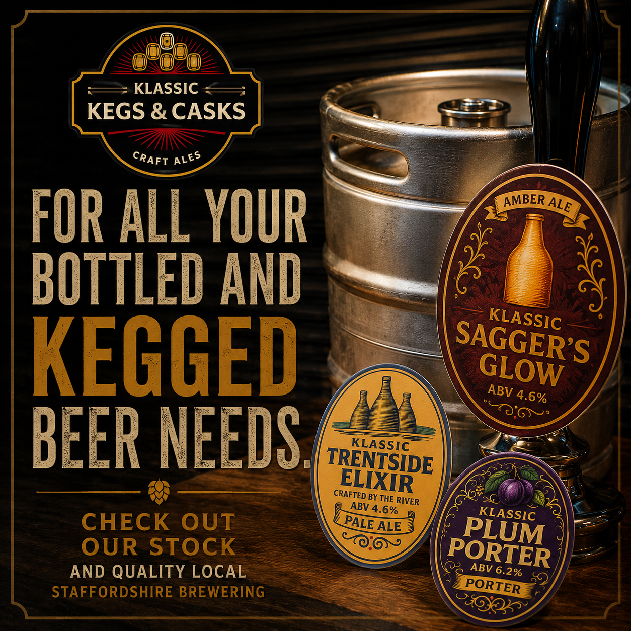 Klassic Kegs and Casks advert
