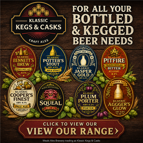 Klassic Kegs and Casks advert